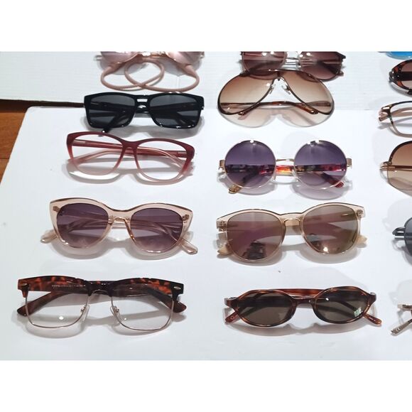 Bulk Lot of 40 Pairs Various Brands, Colors and Styles of Eyeglasses Sunglasses - Picture 2 of 5